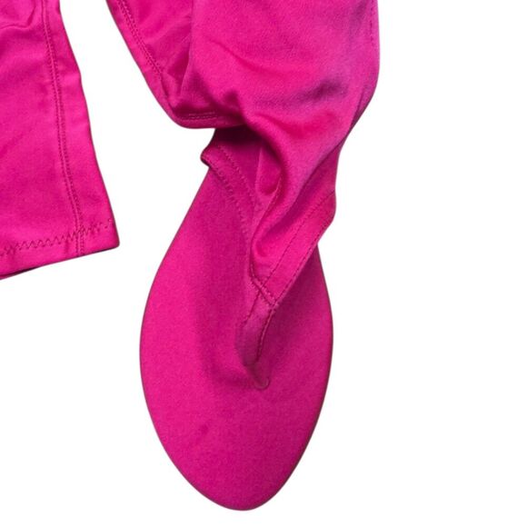 Cape Robbin Pink Thigh High Vijaya Flat Thong Sandals 7.5 - Picture 3 of 5